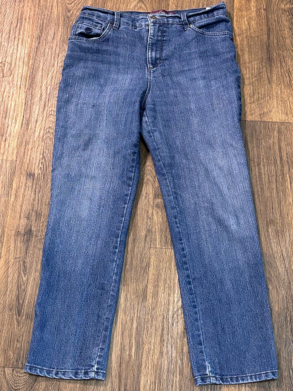 Gloria Vanderbilt Women’s Amanda Denim Jeans Pants Navy Blue 10P Petite Short